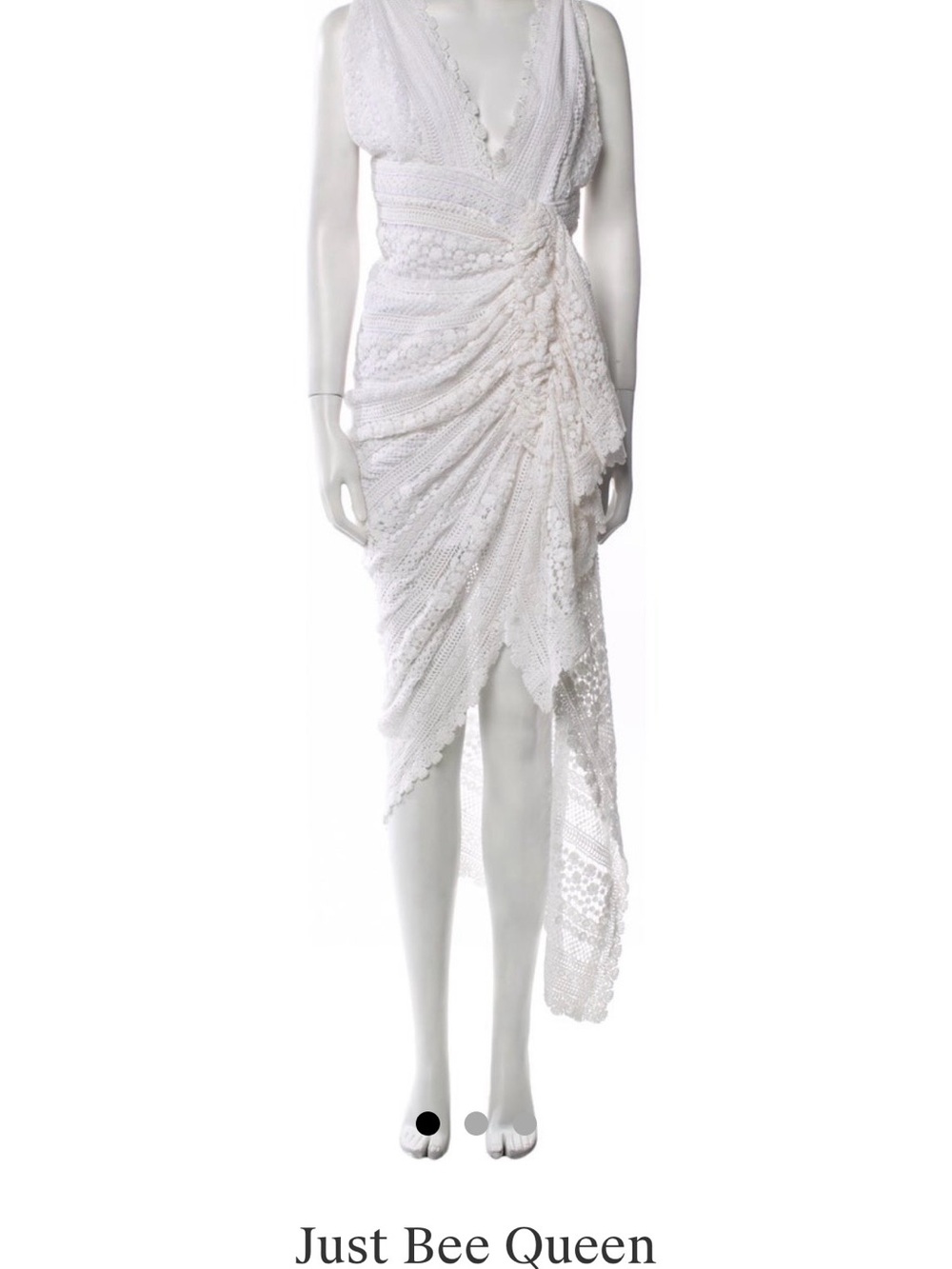 Just Bee Queen White Lace Maxi Dress